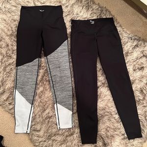 Old Navy Active Go Dry Leggings Lot of 2